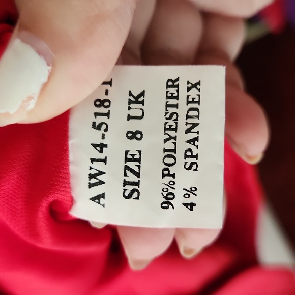 New without tags Lavish Alice red neoprene dress - Picture 6 of 7